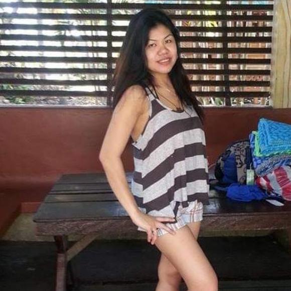 Gray and black stripe tank top. - Picture 4 of 4